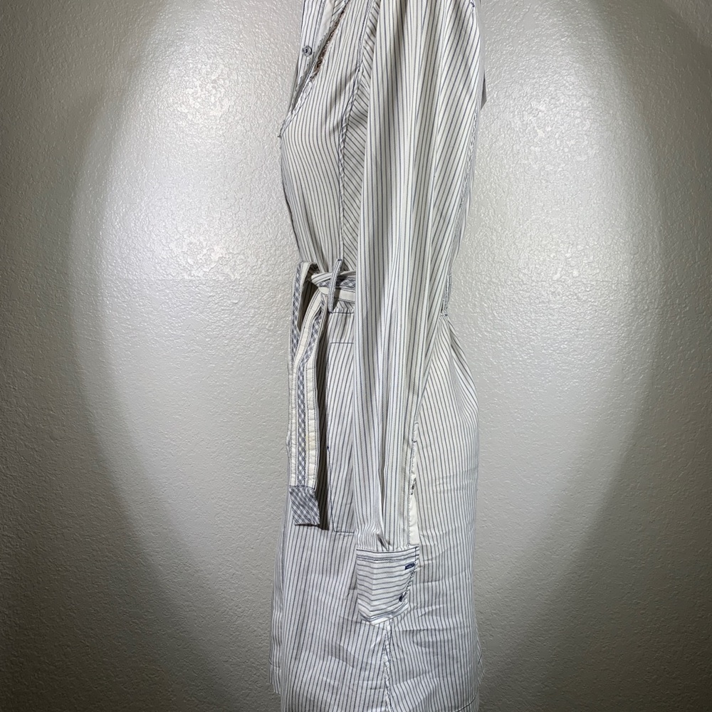 3J Workshop by Johnny Was Pinstripe Tuxedo Dutch Dress S NWT - Picture 4 of 9
